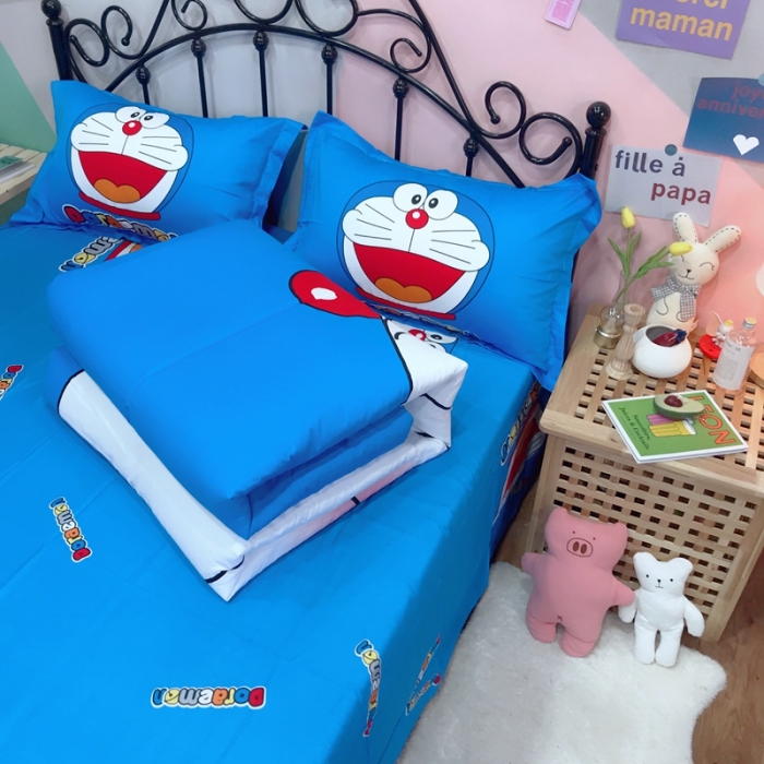 91家纺网 家纺一手货源 找家纺 金爱家 2021新款13070卡通全棉四件套 亲亲