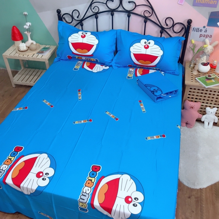 91家纺网 家纺一手货源 找家纺 金爱家 2021新款13070卡通全棉四件套 亲亲