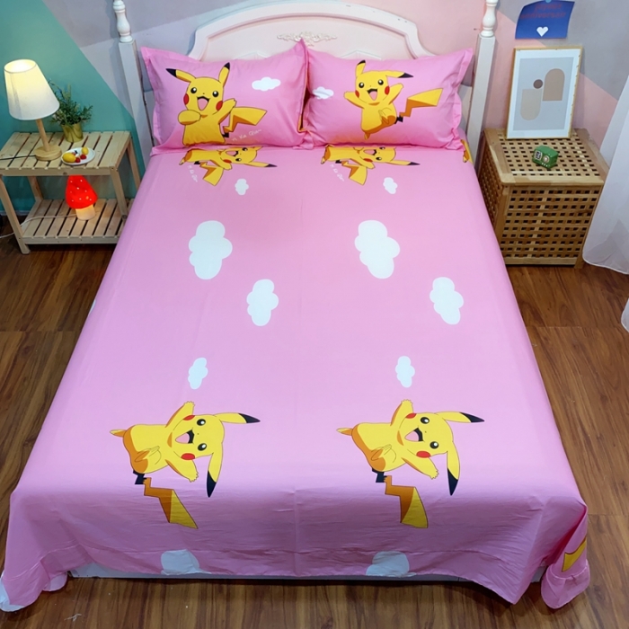 91家纺网 家纺一手货源 找家纺 金爱家 2021新款13070卡通全棉四件套 皮特伙伴