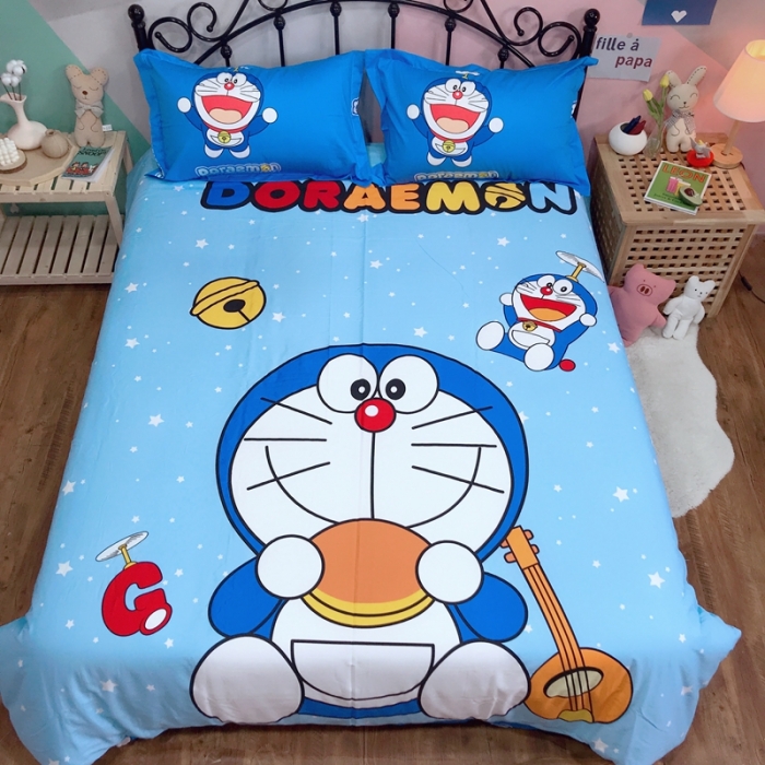 91家纺网 家纺一手货源 找家纺 金爱家 2021新款13070卡通全棉四件套 铜锣烧