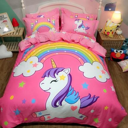 金爱家 2021新款13070卡通全棉四件套 独家小马宝利