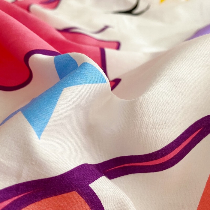 91家纺网 家纺一手货源 找家纺 金爱家 2021新款13372卡通全棉四件套 独家彩虹小马