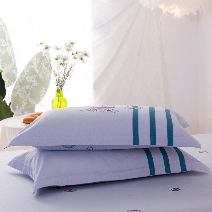 91家纺网 家纺一手货源 找家纺 金爱家 2021新款13372卡通全棉四件套 环游世界