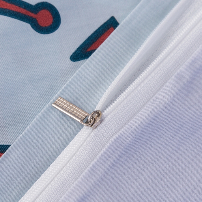 91家纺网 家纺一手货源 找家纺 金爱家 2021新款13372卡通全棉四件套 环游世界