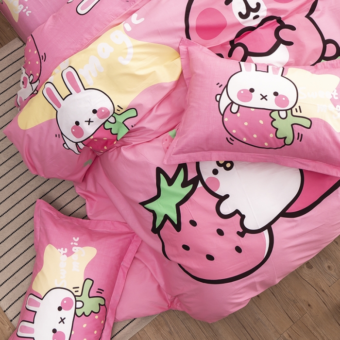 91家纺网 家纺一手货源 找家纺 金爱家 2021新款13372卡通全棉四件套 米奇