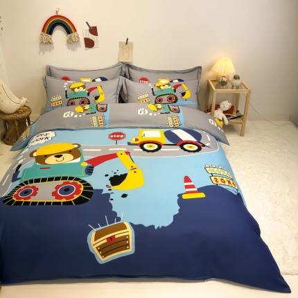 金爱家 2021新款13372卡通全棉四件套 奇妙世界