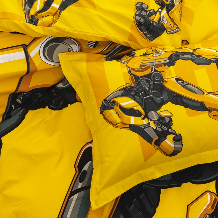 91家纺网 家纺一手货源 找家纺 金爱家 2021新款13372卡通全棉四件套 新大黄蜂