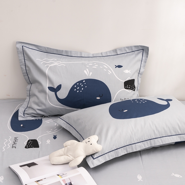 91家纺网 家纺一手货源 找家纺 金爱家 2021新款13372卡通全棉四件套 许愿瓶