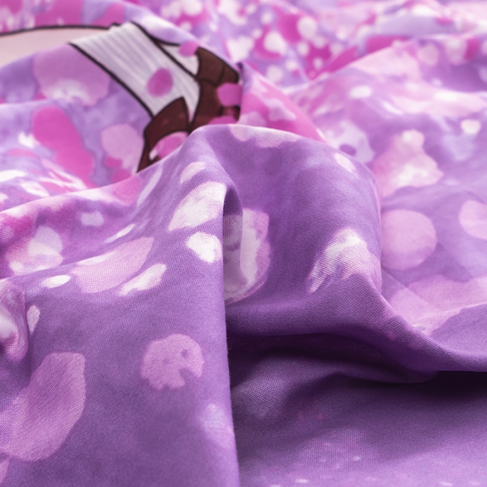 91家纺网 家纺一手货源 找家纺 金爱家 2021新款13372卡通全棉四件套 薰衣草之恋