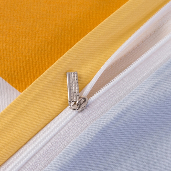 91家纺网 家纺一手货源 找家纺 金爱家 2021新款13372卡通全棉四件套 阳光橙