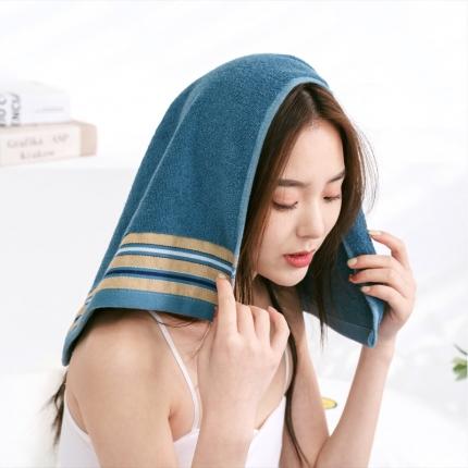 （总）朴尔 2021新款全棉32股彩格条系列毛巾浴巾