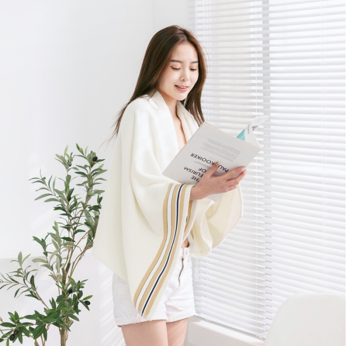 91家纺网 家纺一手货源 找家纺 （总）朴尔 2021新款全棉32股彩格条系列毛巾浴巾