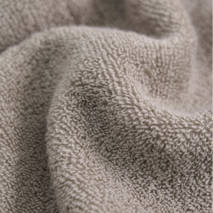 91家纺网 家纺一手货源 找家纺 朴尔 2021新款全棉32股彩格条系列毛巾浴巾毛巾浅咖色