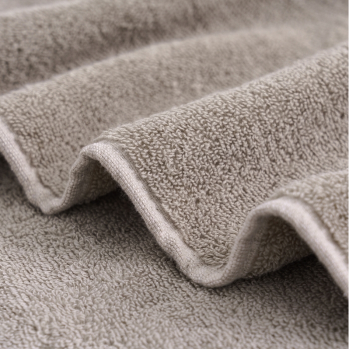 91家纺网 家纺一手货源 找家纺 朴尔 2021新款全棉32股彩格条系列毛巾浴巾毛巾浅咖色