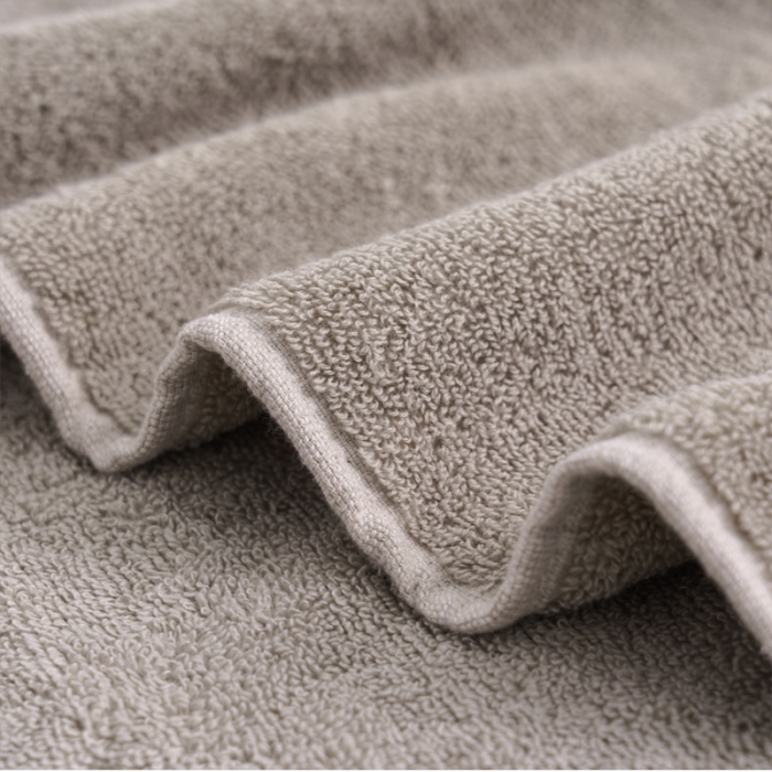 91家纺网 家纺一手货源 找家纺 朴尔 2021新款全棉32股彩格条系列毛巾浴巾浴巾浅咖色