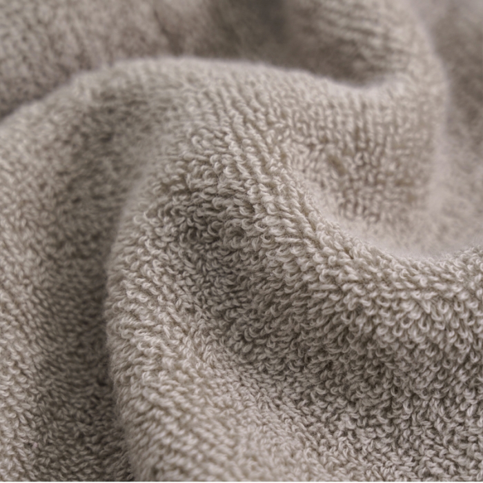 91家纺网 家纺一手货源 找家纺 朴尔 2021新款全棉32股彩格条系列毛巾浴巾浴巾浅咖色