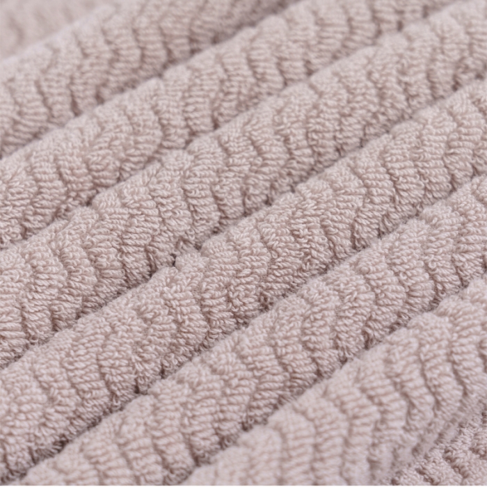 91家纺网 家纺一手货源 找家纺 （总）朴尔 2021新款全棉32股波浪纹系列毛巾浴巾