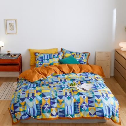 91家纺网 家纺一手货源 找家纺 （总）优然居 2021新款小边款小美风格四件套