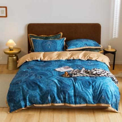 91家纺网 家纺一手货源 找家纺 （总）优然居 2021新款小边款小美风格四件套