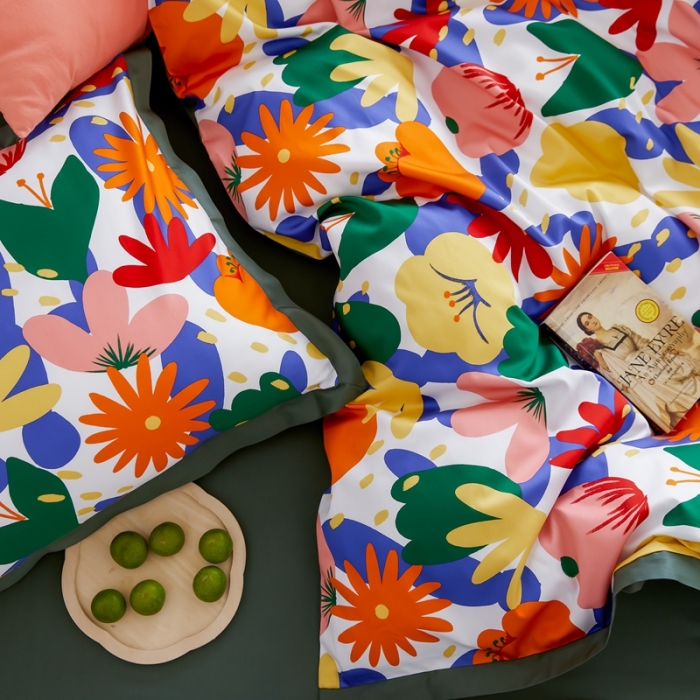 91家纺网 家纺一手货源 找家纺 （总）优然居 2021新款小边款小美风格四件套