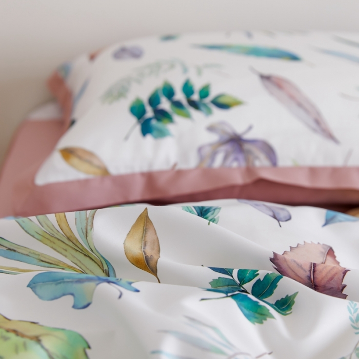 91家纺网 家纺一手货源 找家纺 优然居 2021新款小边款小美风格四件套 纽曼白