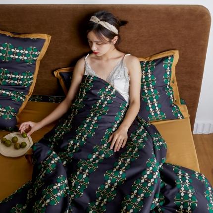 91家纺网 家纺一手货源 找家纺 （总）优然居 2021新款小边款轻奢风四件套