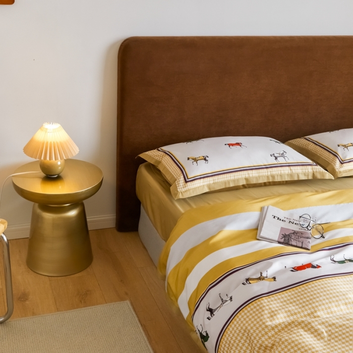 91家纺网 家纺一手货源 找家纺 （总）优然居 2021新款小边款轻奢风四件套