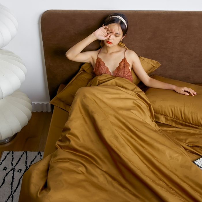 91家纺网 家纺一手货源 找家纺 优然居 2021新款提花四件套 kelly凯莉