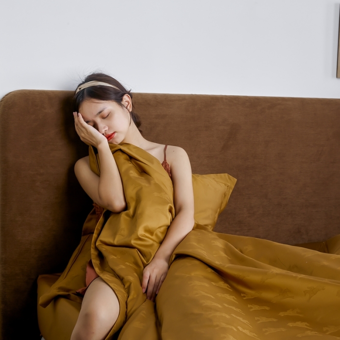 91家纺网 家纺一手货源 找家纺 优然居 2021新款提花四件套 kelly凯莉