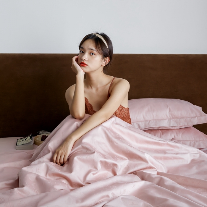 91家纺网 家纺一手货源 找家纺 优然居 2021新款提花四件套 简妮