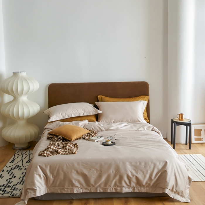 91家纺网 家纺一手货源 找家纺 优然居 2021新款提花四件套 卡布里埃