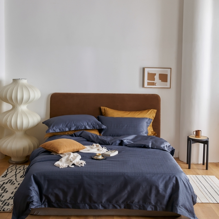 91家纺网 家纺一手货源 找家纺 优然居 2021新款提花四件套 卢卡斯