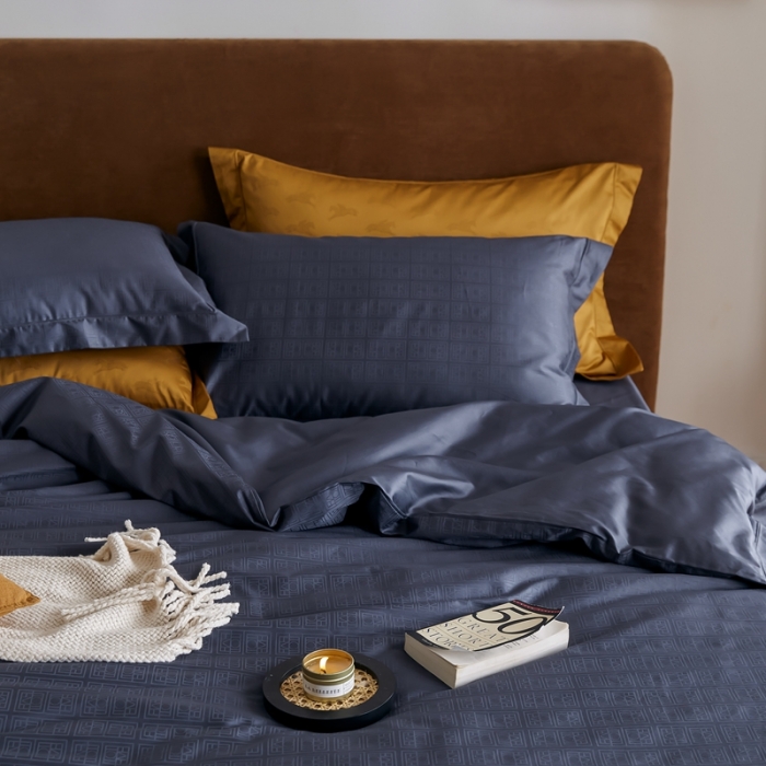 91家纺网 家纺一手货源 找家纺 优然居 2021新款提花四件套 卢卡斯