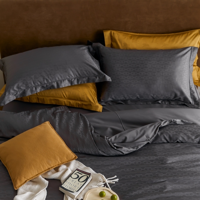 91家纺网 家纺一手货源 找家纺 优然居 2021新款提花四件套 思琳