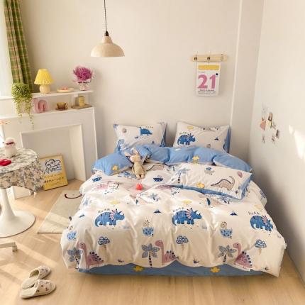 91家纺网 家纺一手货源 找家纺 （总）梦家居 2021春季新品全棉小清新四件套