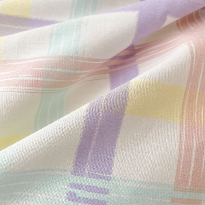 91家纺网 家纺一手货源 找家纺 梦家居 2021春季新品全棉小清新四件套 薰衣草粉格