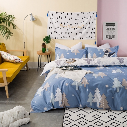 91家纺网 家纺一手货源 找家纺 (总)绵庭家纺 2017新款全棉12868系列四件套