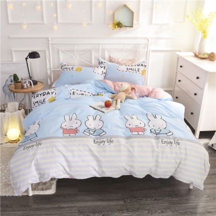 91家纺网 家纺一手货源 找家纺 (总)绵庭家纺 2017新款全棉12868系列四件套