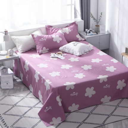 91家纺网 家纺一手货源 找家纺 绵庭家纺 2019新品全棉12868系列单品床单第1批 妩媚