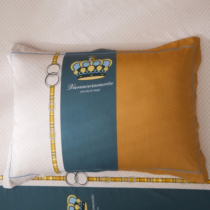 91家纺网 家纺一手货源 找家纺 启航 2021年爆款全棉春夏新品四件套布鲁斯