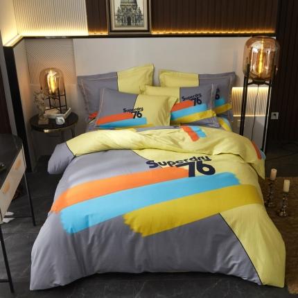 启航 2021年爆款全棉春夏新品四件套琉璃阁