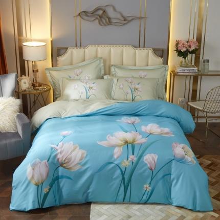 91家纺网 家纺一手货源 找家纺 （总）启航 2021年爆款全棉春夏新品四件套