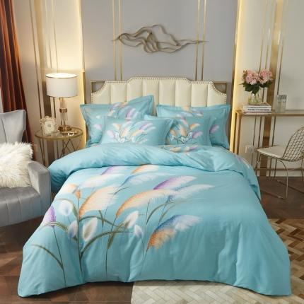 91家纺网 家纺一手货源 找家纺 （总）启航 2021年爆款全棉春夏新品四件套