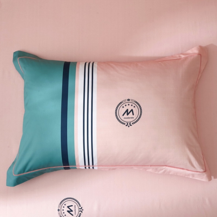 91家纺网 家纺一手货源 找家纺 启航 2021年爆款全棉春夏新品四件套 潮流粉