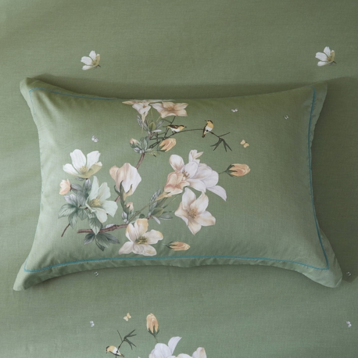 91家纺网 家纺一手货源 找家纺 启航 2021年爆款全棉春夏新品四件套 婀娜多姿