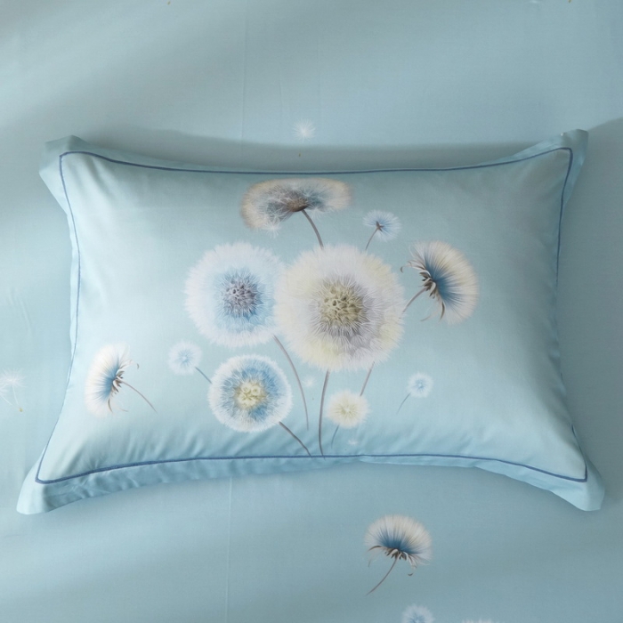 91家纺网 家纺一手货源 找家纺 启航 2021年爆款全棉春夏新品四件套 蒲公英的约定