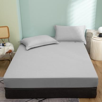 91家纺网 家纺一手货源 找家纺 21度c 2021新款40s天丝床笠 高级灰