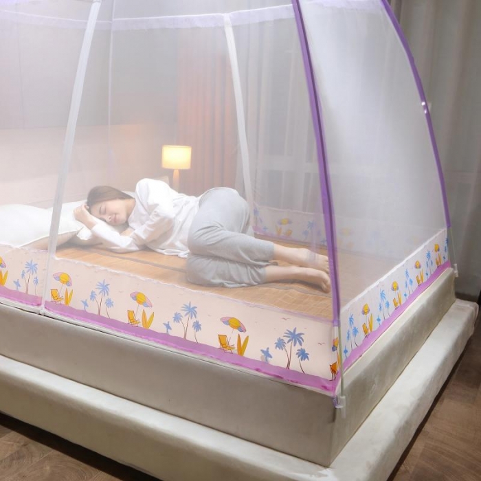 91家纺网 家纺一手货源 找家纺 （总）爱洛 2021新款蒙古包蚊帐