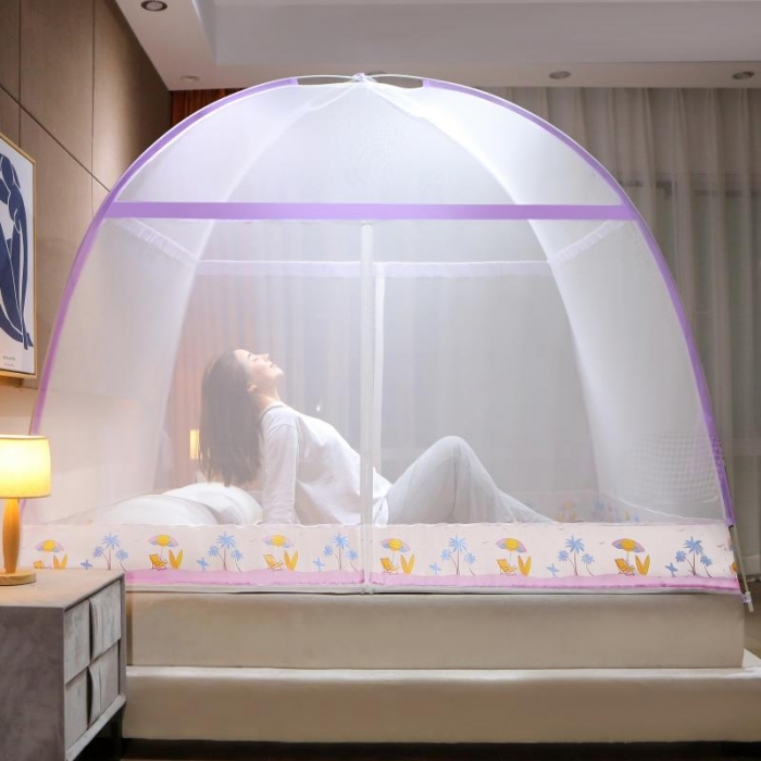 91家纺网 家纺一手货源 找家纺 （总）爱洛 2021新款蒙古包蚊帐