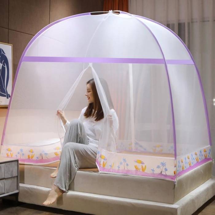 91家纺网 家纺一手货源 找家纺 （总）爱洛 2021新款蒙古包蚊帐